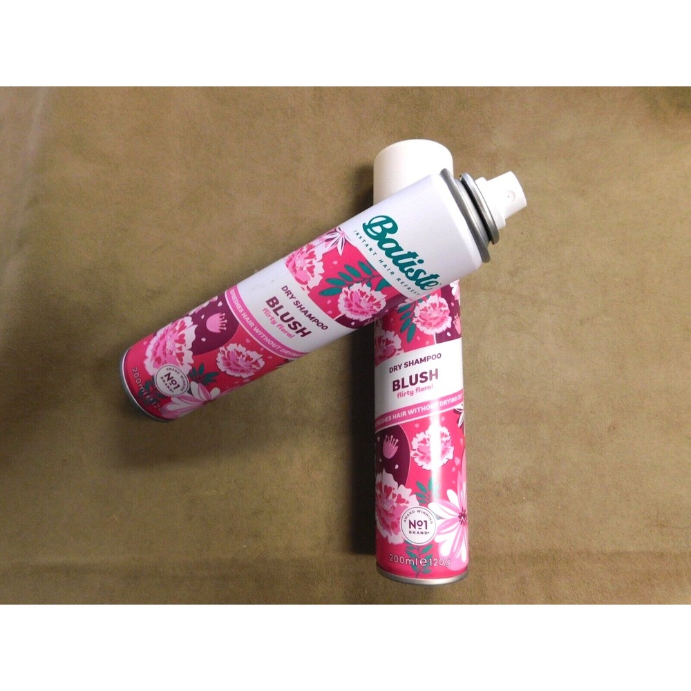Batiste  Dry Shampoo - Blush Flirty Floral - 6.7 fl oz 200 ‎ ml     (2)